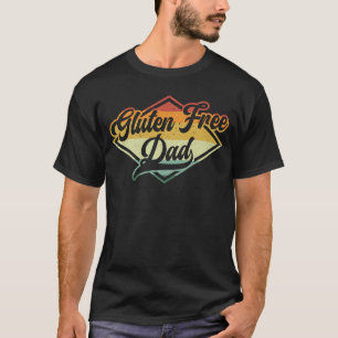 Camiseta Alergia à Comida sem glúten Pai Cardiopatias