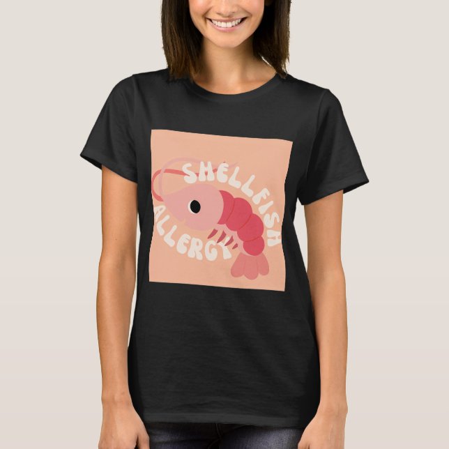 Camiseta alergia a frutos do mar (Frente)