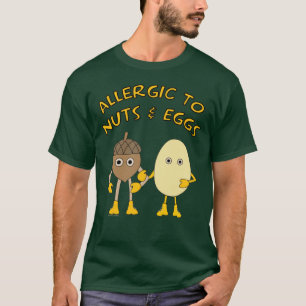 Camiseta Alergia a Loucos e ovos