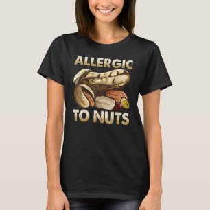 Camiseta Alergia A Nozes Alergia A Loucos