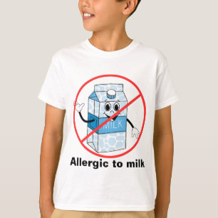 Camiseta Alergia ao leite