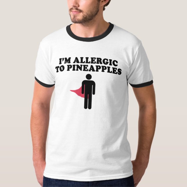 CAMISETA ALERGIA DO ABACAXI (Frente)