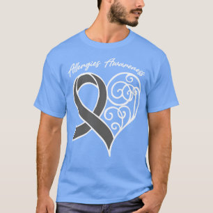 Camiseta Alergias Consciência Coração Namorados de Presente