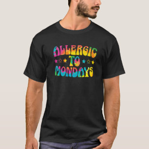 Camiseta Alergico às Segundas-Feiras Colega de Trabalho Sen