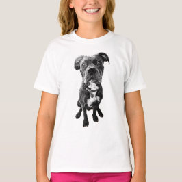Camiseta Alert Dog T-Shirt – Realistic Sitting Pose