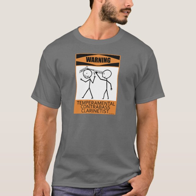 Camiseta Alerta contra Clarinetista (Frente)