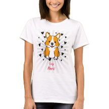 Alerta Corgi! T-Shirt giro