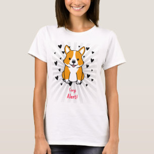 Camiseta Alerta Corgi!  T-Shirt giro