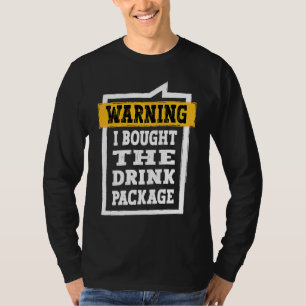 Camiseta Alerta De Bebendo De Cruzeiro Eu Comprei O Pac De