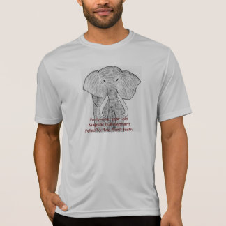Camiseta Alerta de Elefante Ameaçado