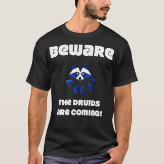 Camiseta Alerta de guaxinim druida Clássico TSirt