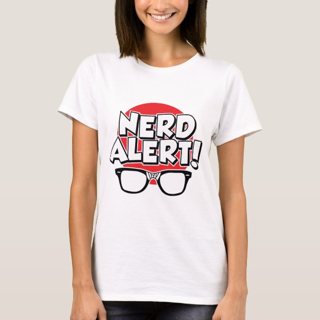 Camiseta Alerta de nerd (Frente)