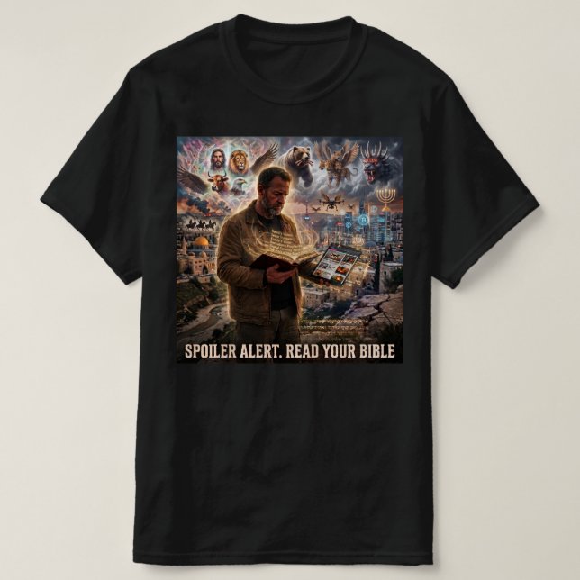 Camiseta Alerta de Spoiler (Frente do Design)