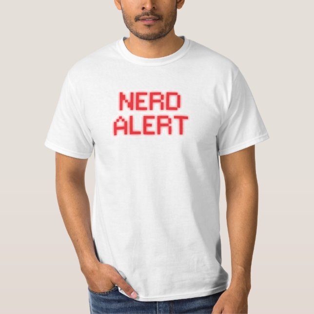 Camiseta Alerta do nerd (Frente)