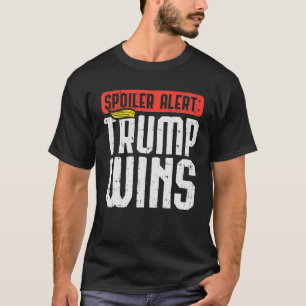 Camiseta Alerta do Spoiler Trump ganha Wig Pro Donald 2020 