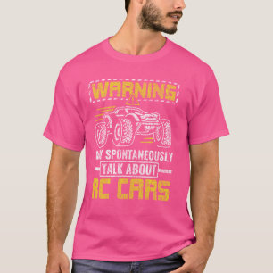 Camiseta Alerta Engraçado Carros RC de Controle Remoto em C