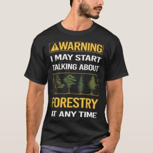 Camiseta Alerta Engraçado Floresta