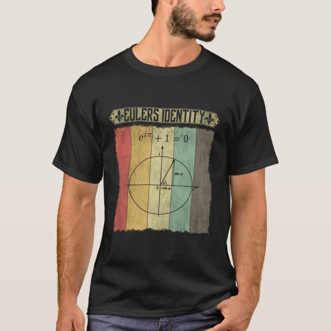 Camiseta Alerta Nerd - Presente Vintage Identidade de Euler (Frente)