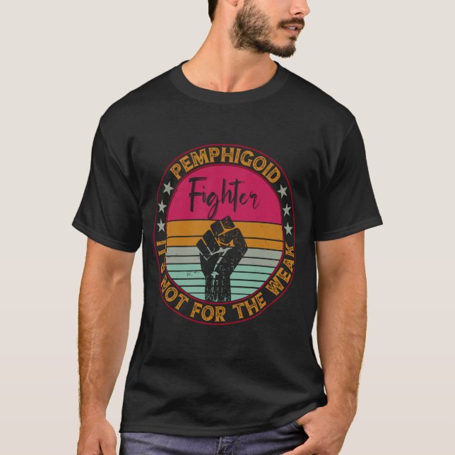 Camiseta Alerta Pemphigoide Guerreiro Combatente (Frente)