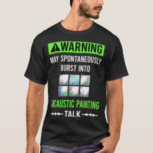 Camiseta Alerta Verde Encáustico Efeito