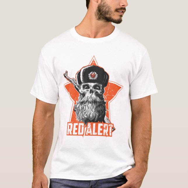 Camiseta Alerta Vermelho (Frente)