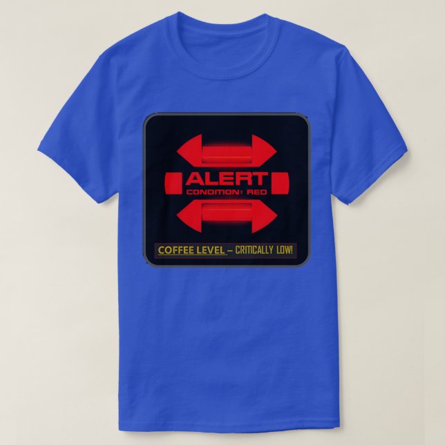 Camiseta alerta vermelho (Frente do Design)