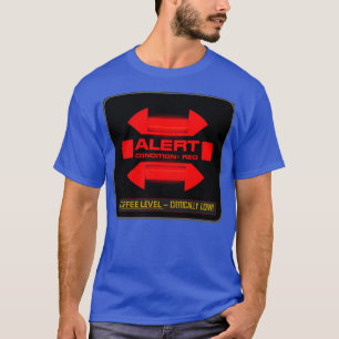 Camiseta alerta vermelho