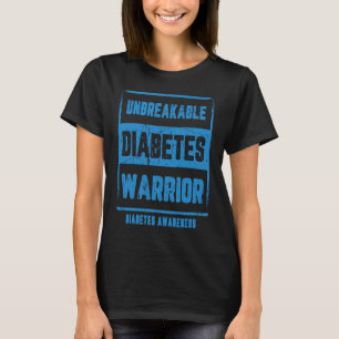 Camiseta Alertas para Diabetes Inseparáveis do Guerreiro T1