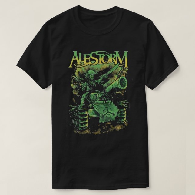 Camiseta Alestorm Novo logotipo Alestorm (Frente do Design)