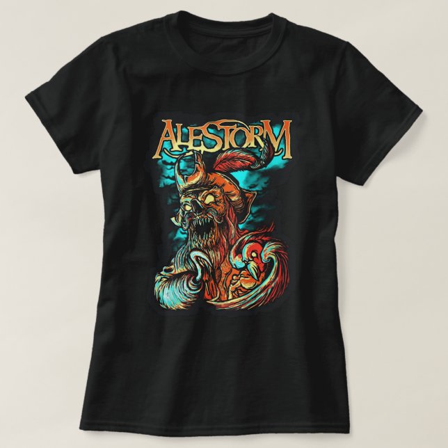 Camiseta Alestorm Trending Sale (Frente do Design)