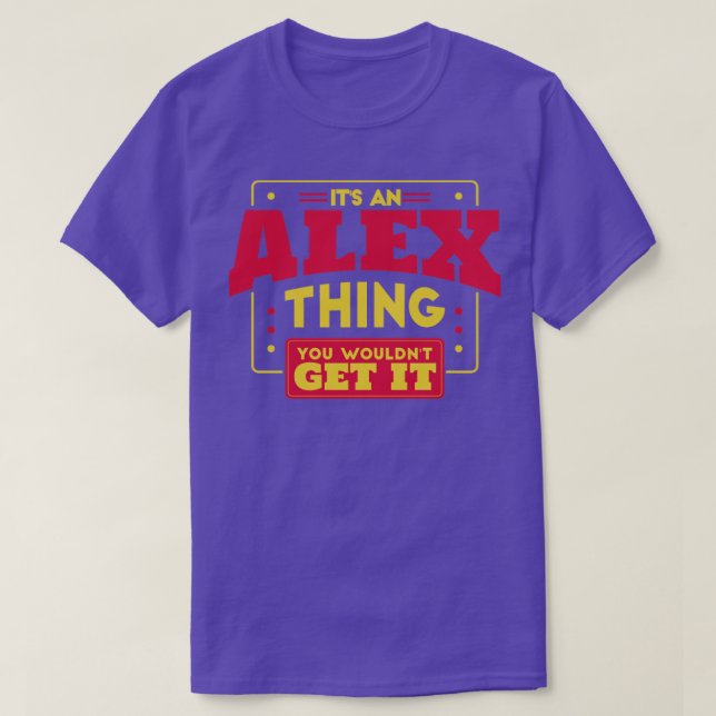 Camiseta Alex (Frente do Design)