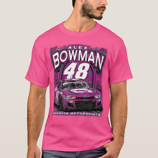 Camiseta Alex Bowman Purple Car (Frente)