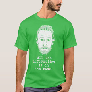 Camiseta Alex Horne Taskmaster Todas As Informações Estão N