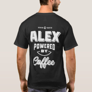 Camiseta Alex Personalizado Nome Aniversário Presente