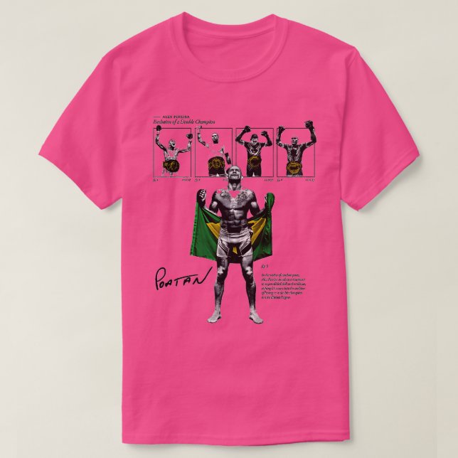 Camiseta Alex Poatan Pereira TShirt (Frente do Design)
