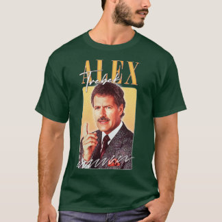 Camiseta Alex Trebek - Design de Ventilador Retroestético