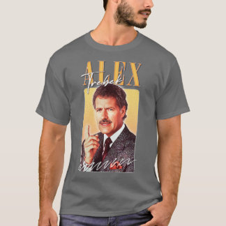 Camiseta Alex Trebek - Design de Ventilador Retroestético