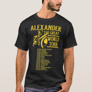 Camiseta Alexander, a história da Excelente World Tour