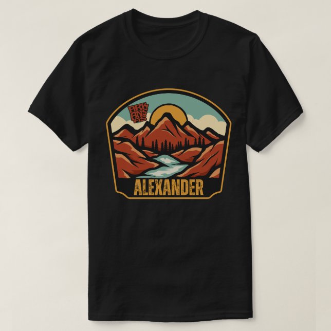 Camiseta Alexander, Arkansas (Frente do Design)