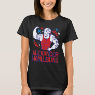 Camiseta Alexander Hamilgun Hamilton 4 De Julho Gym Instr