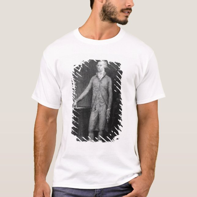 Camiseta Alexander Hamilton, após a pintura de 1792 (Frente)