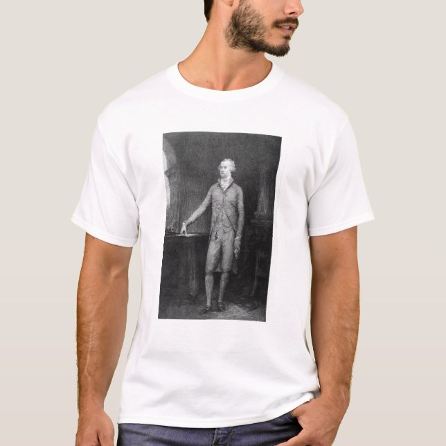 Camiseta Alexander Hamilton, após a pintura de 1792 (Frente)