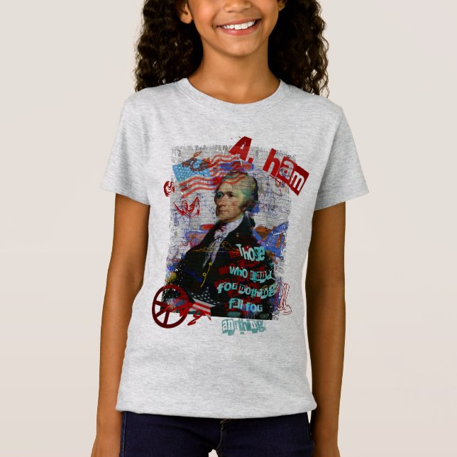 Camiseta Alexander Hamilton aqueles que representam nada a (Frente)