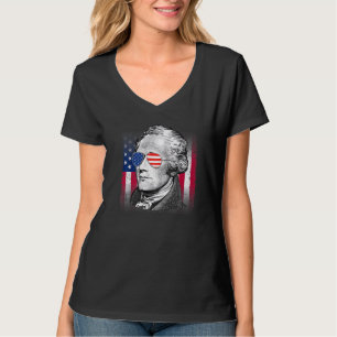 Camiseta Alexander Hamilton EUA Bandeira Patriótica America