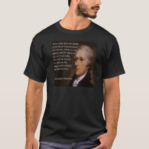 Camiseta Alexander Hamilton "Líder Inimigo" Presente