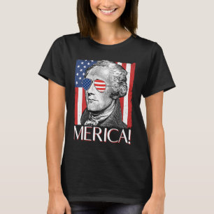 Camiseta Alexander Hamilton 'Merica Patriot American Flag 4