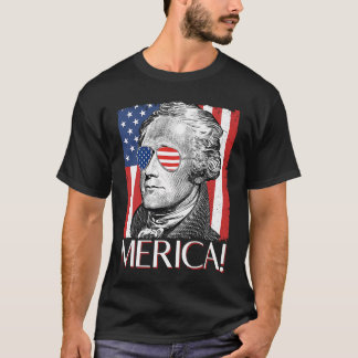 Camiseta Alexander Hamilton 'Merica Patriot American Flag 4