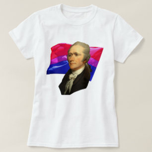 Camiseta Alexander Hamilton + Orgulho bissexual