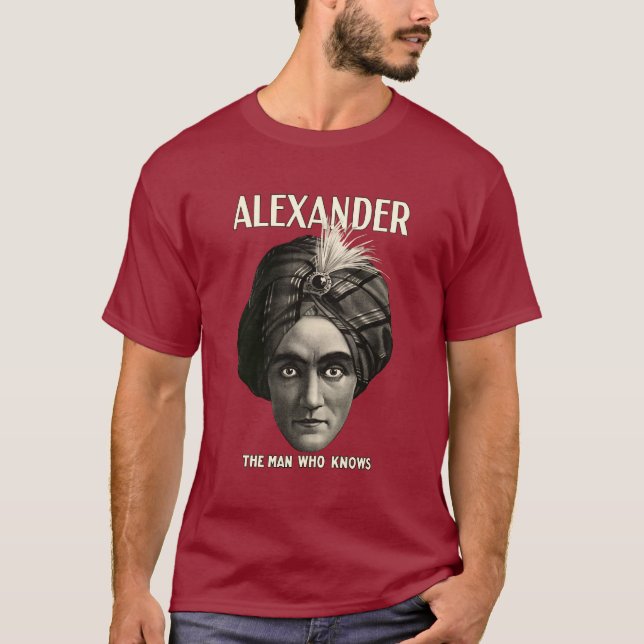 Camiseta Alexander - homem que sabe (Frente)