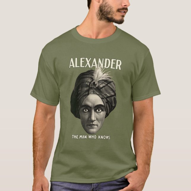 Camiseta Alexander - homem que sabe (Frente)